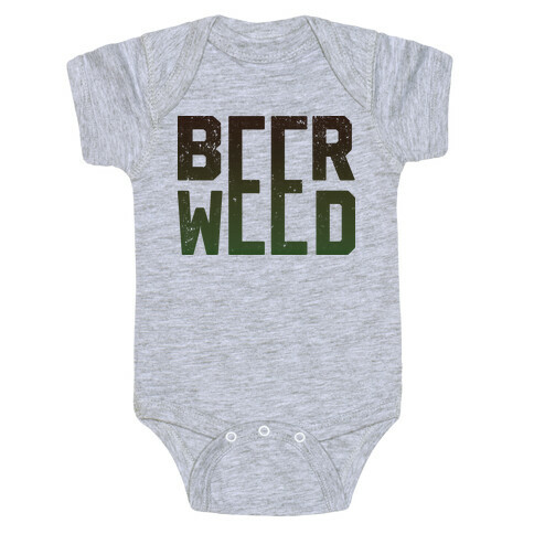 Beer & Weed Baby One-Piece