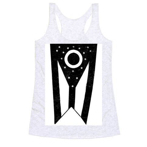 Black Ohio (vintage) Racerback Tank Top