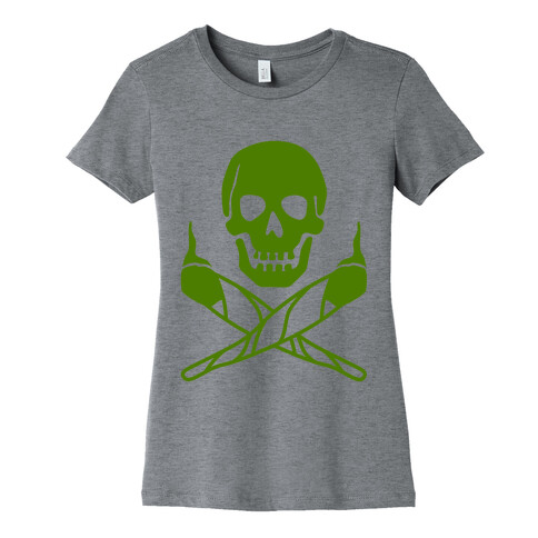 Stoned Jolly Roger Womens T-Shirt