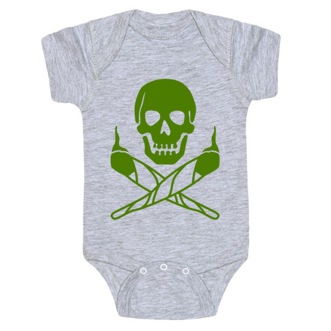 Stoned Jolly Roger Baby One-Piece