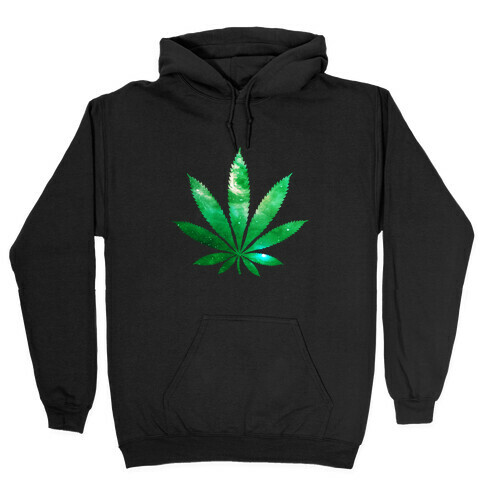 Galaxy Leaf Hooded Sweatshirt