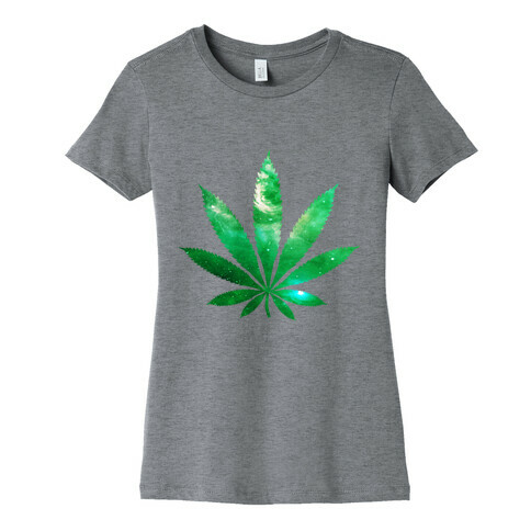 Galaxy Leaf Womens T-Shirt