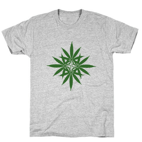 Leaf Pattern T-Shirt