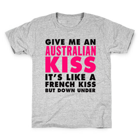 Australian Kiss (Tank) Kids T-Shirt
