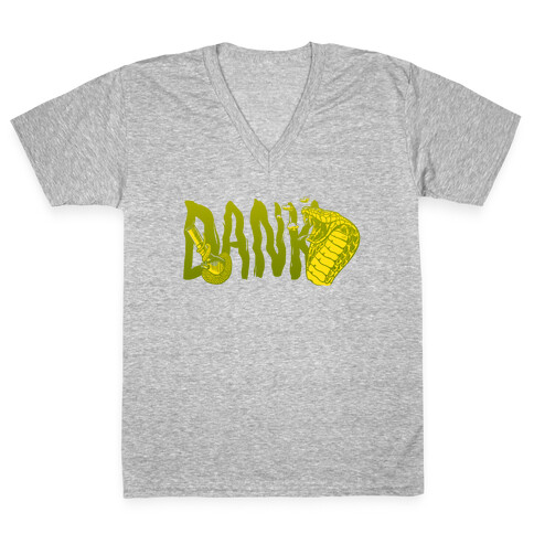 Cobra Dank (Green) V-Neck Tee Shirt