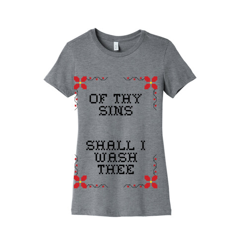 Of Thy Sins Tank Womens T-Shirt