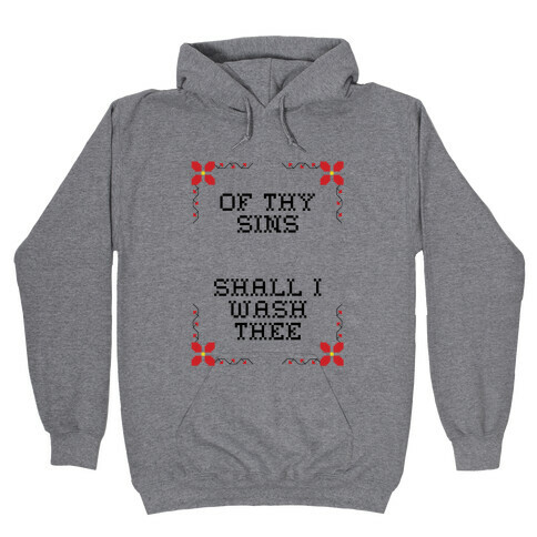 Of Thy Sins Tank Hooded Sweatshirt