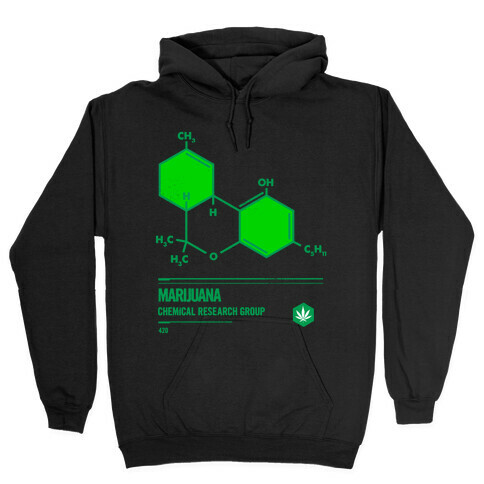 Marijuana Chemical Research Group Hooded Sweatshirt