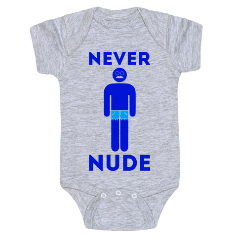 Never Nude (tank) Baby One-Piece
