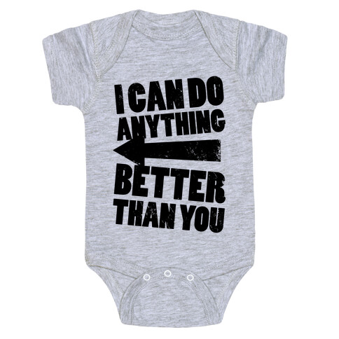 Better Than You (Training Pair, Part 2) (Tank) Baby One-Piece