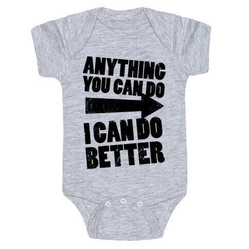 Better Than You (Training Pair, Part 1) (Tank) Baby One-Piece