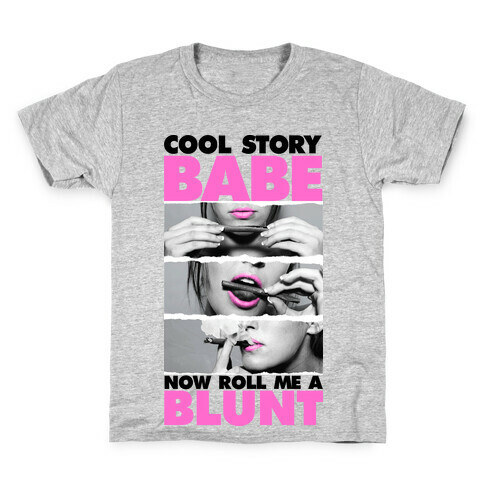 Cool Story Babe (Roll Me A Blunt Tank) Kids T-Shirt