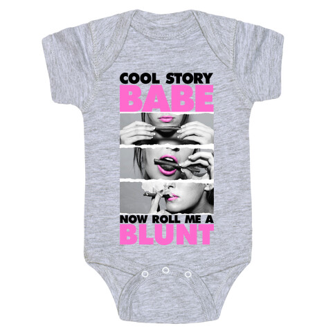 Cool Story Babe (Roll Me A Blunt Tank) Baby One-Piece