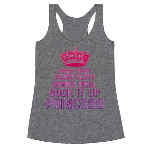 Suck It Up Princess Racerback Tank Top