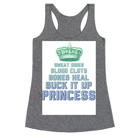 Suck It Up Princess Racerback Tank Top