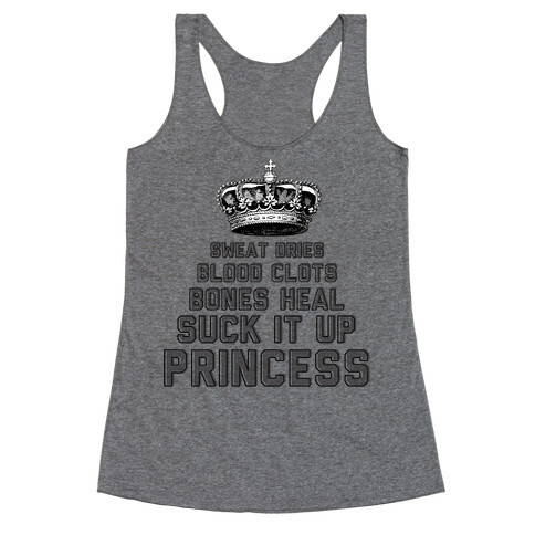 Suck It Up Princess Racerback Tank Top