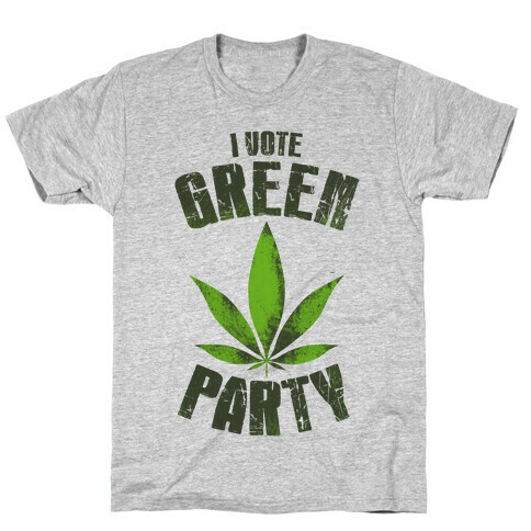 I Vote Green Party (Tank) T-Shirt