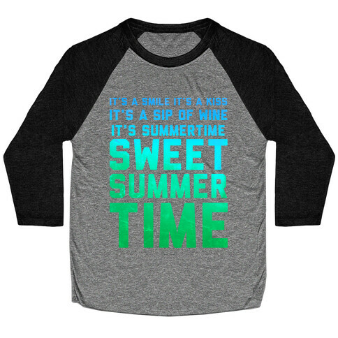 Sweet Summertime Baseball Tee