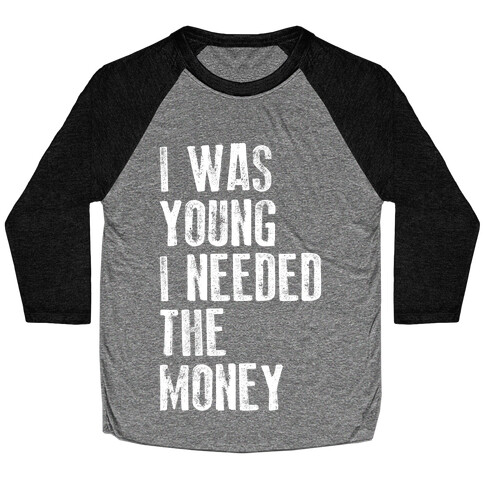 I Was Young (V-Neck) Baseball Tee