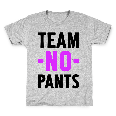 Team No Pants Kids T-Shirt