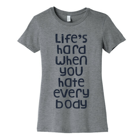 Life Is Hard (V-Neck) Womens T-Shirt