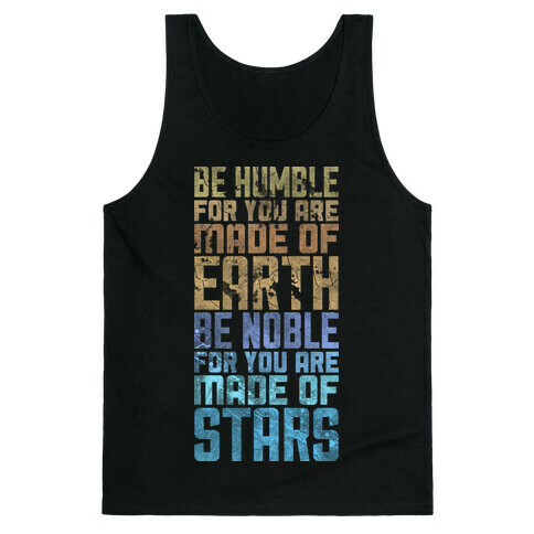 Be Humble Be Noble Tank Top