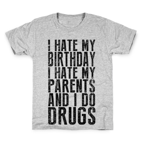 I Hate My Birthday (Tank) Kids T-Shirt