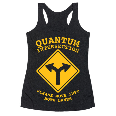 Quantum Intersection (Dark) Racerback Tank Top