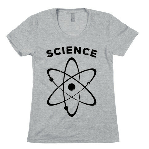 Science (Atom) Vintage Womens T-Shirt