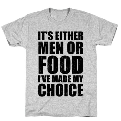 Men Or Food (Tank) T-Shirt