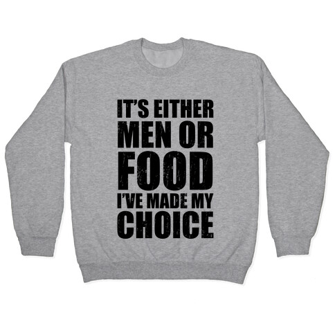 Men Or Food (Tank) Pullover