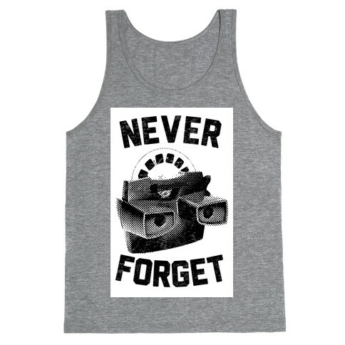 Never Forget (Viewmaster) Tank Top