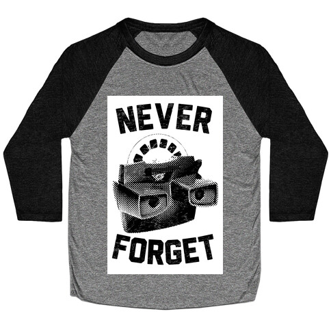 Never Forget (Viewmaster) Baseball Tee