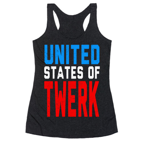 United States of TWERK (Tank) Racerback Tank Top