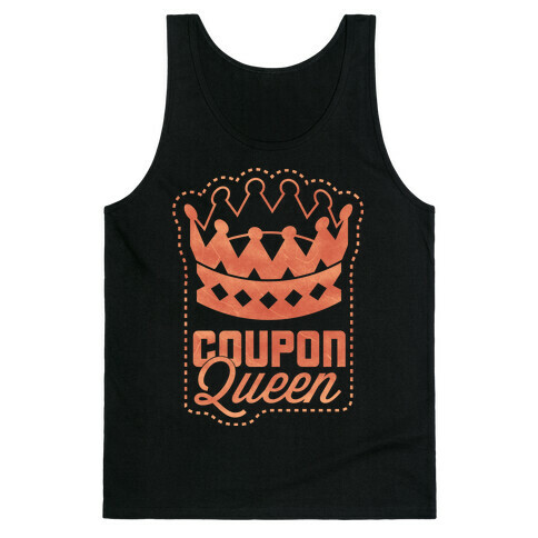 Queen of the Coupons (Dark) Tank Top