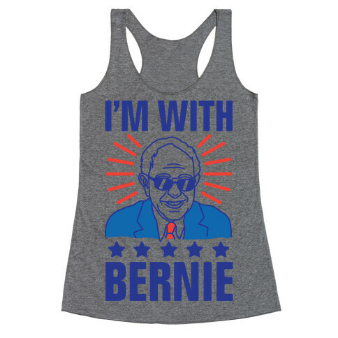 I'm With Bernie Racerback Tank Top