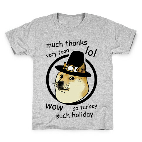 Doge Thanksgiving Kids T-Shirt