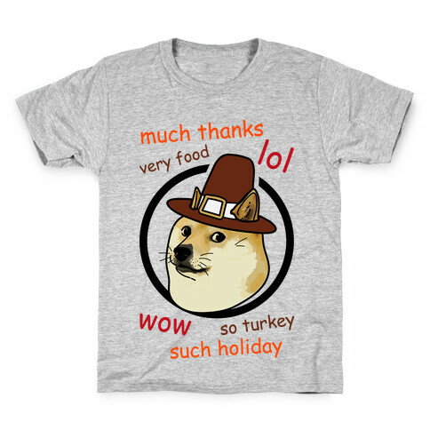 Doge Thanksgiving Kids T-Shirt