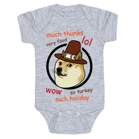 Doge Thanksgiving Baby One-Piece