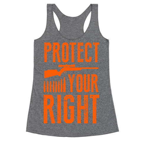 Protect Your Right (Camo Shirt) Racerback Tank Top