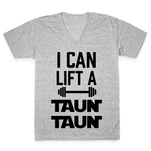 I Can Lift A Tauntaun V-Neck Tee Shirt