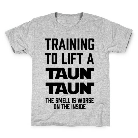 Training To Lift A Tauntaun - The Smell is Worse on the Inside Kids T-Shirt