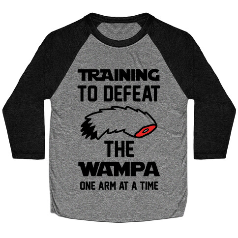 Training To Defeat The Wampa - One Arm at a Time Baseball Tee