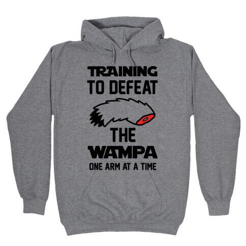 Training To Defeat The Wampa - One Arm at a Time Hooded Sweatshirt