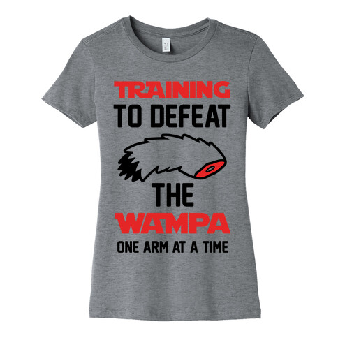 Training To Defeat The Wampa - One Arm at a Time Womens T-Shirt