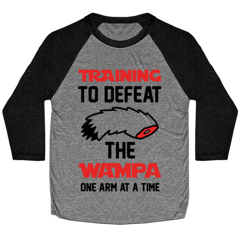 Training To Defeat The Wampa - One Arm at a Time Baseball Tee