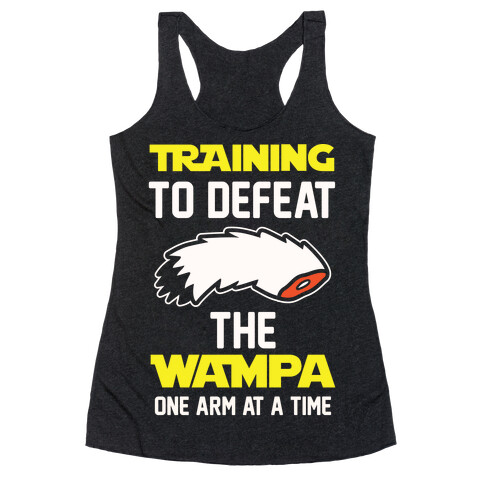 Training To Defeat The Wampa - One Arm at a Time Racerback Tank Top
