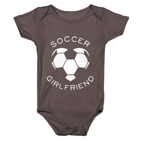 Soccer Girlfriend (Dark Tank) Baby One-Piece