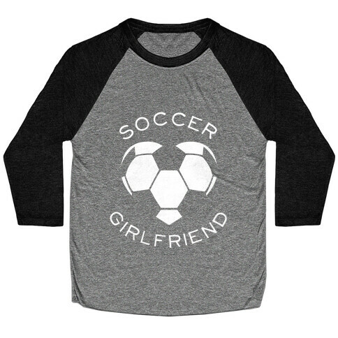 Soccer Girlfriend (Dark Tank) Baseball Tee