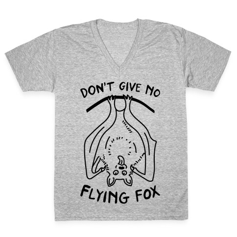 Don't Give No Flying Fox V-Neck Tee Shirt